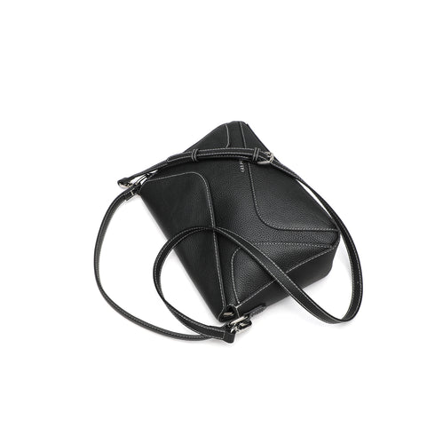 Puzzle Crossbody Bag - Black